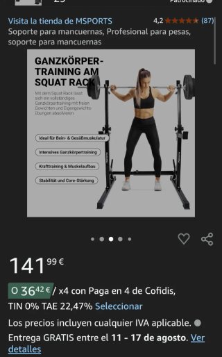 Rack de gimnasio jaula multifuncional