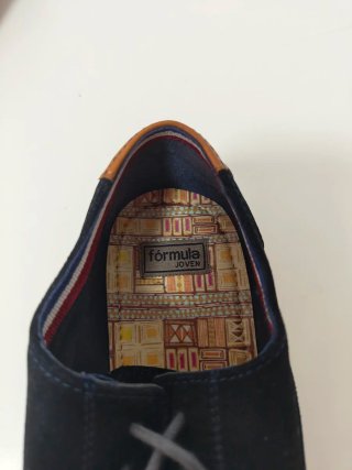 Zapatos Oxford Azul Marino