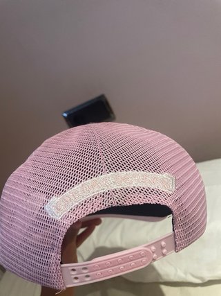 Gorra Chrome Hearts Rosa y Blanca