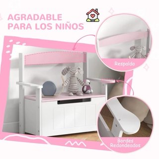 Banco para Almacenaje infantil