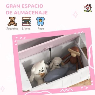 Banco para Almacenaje infantil