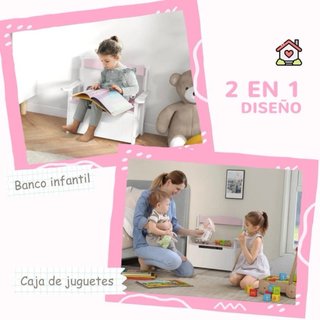 Banco para Almacenaje infantil