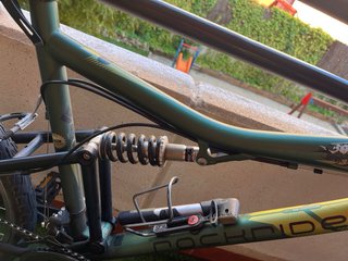 Bicicleta Rockrider doble suspensión