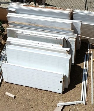 Panel frigorífico blanco