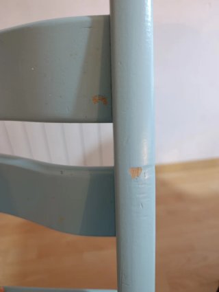 Silla trona evolutiva Stokke agua marina
