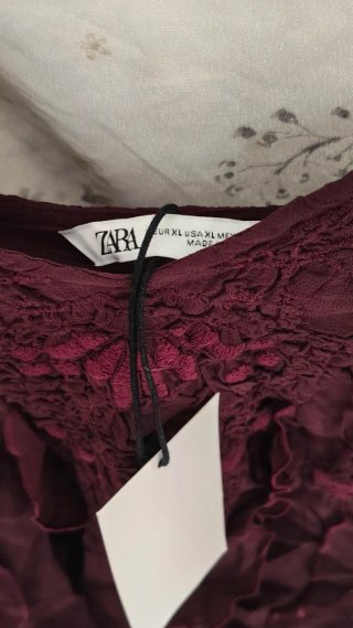 Vestido Zara Morado Talla XL