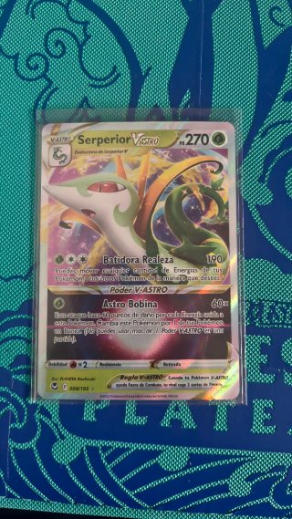 Serperior V ASTRO 008/195 Carta Pokémon