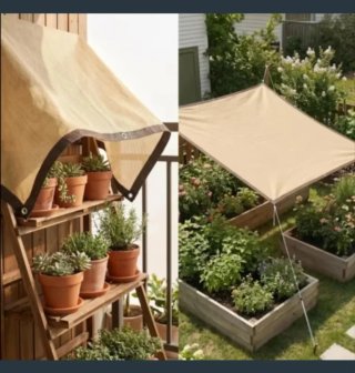 Toldo Malla Sombra Rectangular 3X6 Metros