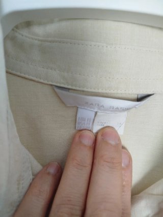 Camisa Zara Beige