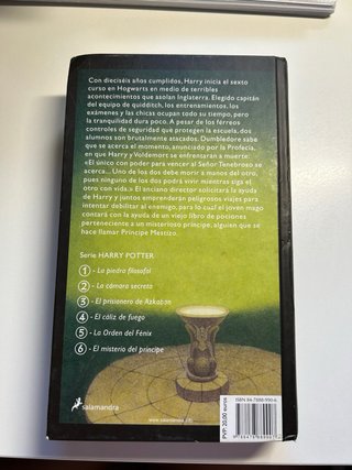 Harry Potter y el misterio del príncipe