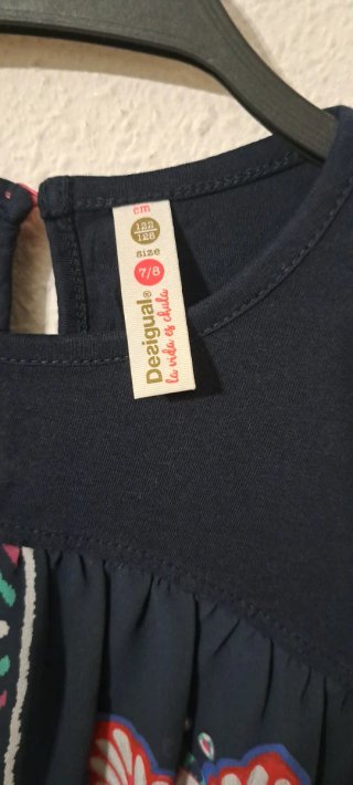 Vestido Desigual Talla 7=8 años