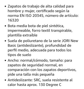 JORI ACHIM S2 Zapatos de seguridad