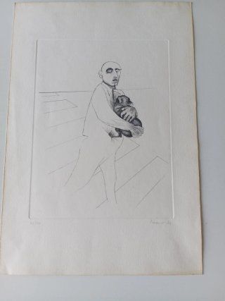 Giacomo Porzano - Acquaforte originale (1966)