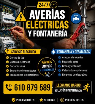 Servicios Eléctricos y Fontanería