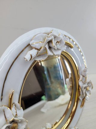 ESPEJO PORCELANA CAPODIMONTE