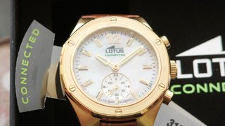Reloj Lotus Connected Mujer Dorado Blanco