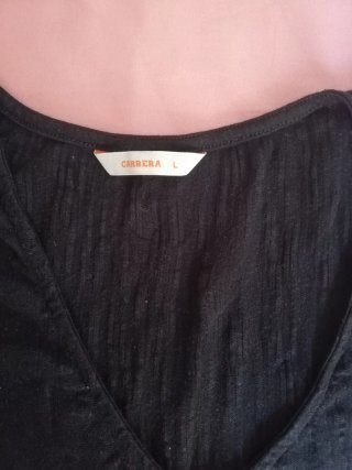 Abito corto donna nero
