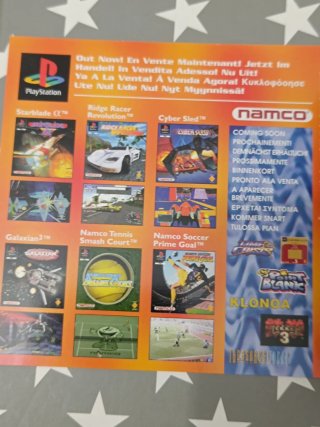 Joystick PS Dominator Logic 3 e Ace Combat 2 per PS1