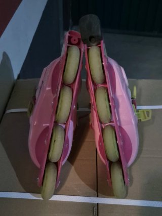 Patines Oxelo niña rosa talla 28-30