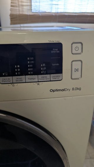 Secadora Samsung 8kg Bomba Calor Clase A