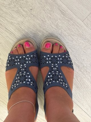 Sandalias Azul