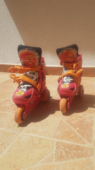 Patines Cars Rayo McQueen 3 Ruedas
