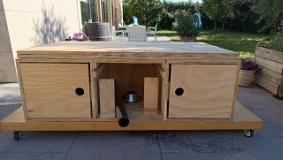Mueble camper Peugeot Rifter + colchon