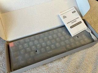 Teclado Mecánico Ziyoulang K68 Gris/Naranja
