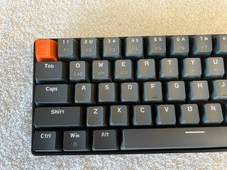 Teclado Mecánico Ziyoulang K68 Gris/Naranja