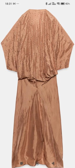 Vestido Zara bordado edición limitada