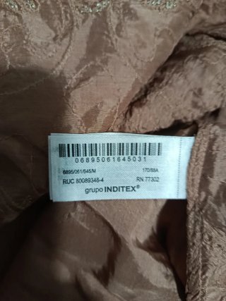 Vestido Zara bordado edición limitada