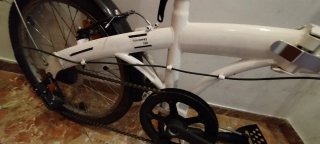 Bicicleta Plegable Waycscral Blanca