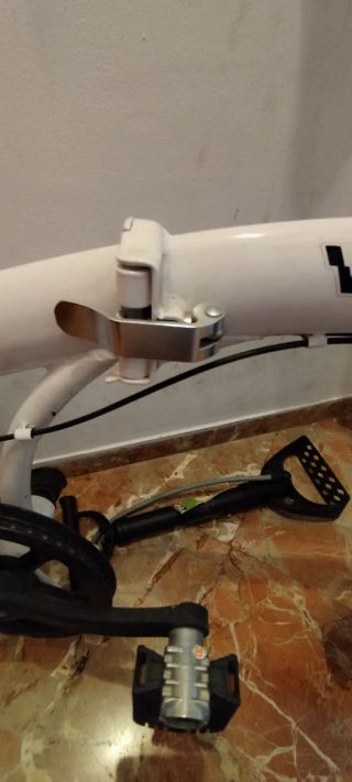 Bicicleta Plegable Waycscral Blanca