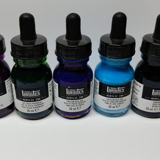 LOTE TINTAS LIQUITEX Y SENNELIER