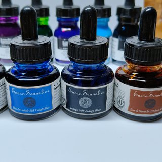 LOTE TINTAS LIQUITEX Y SENNELIER