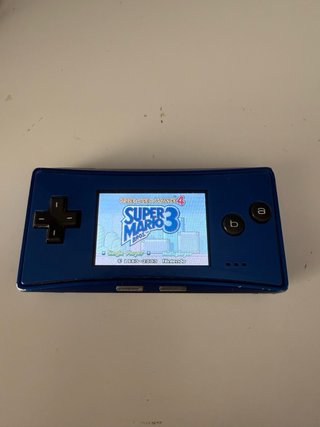 Game Boy Micro Azul + cargador NO NEGOCIABLE