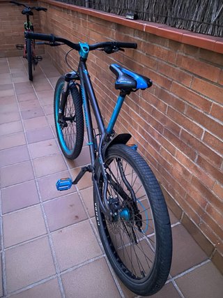 Bicicleta Pump Track Negro/Azul