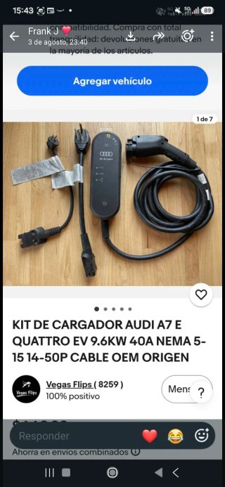 Cargador Audi e-tron