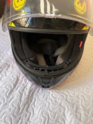 Casco de moto con diseño Joker