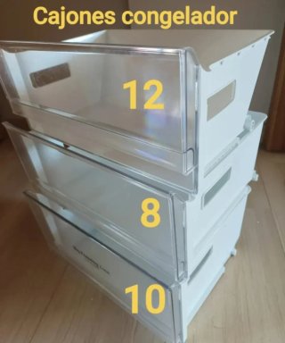 Cajones Congelador LG (12, 8, 10)