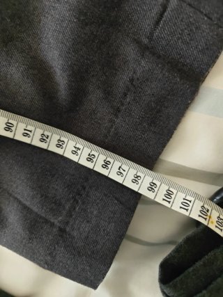 Pantalón de vestir gris largo 99cm