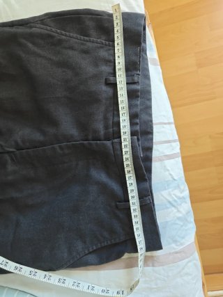 Pantalón de vestir gris largo 99cm