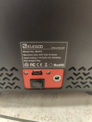Impresora Resina 3D Elegoo Mars