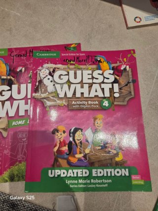 Libros inglés 4° primaria. Cambrigde guess what