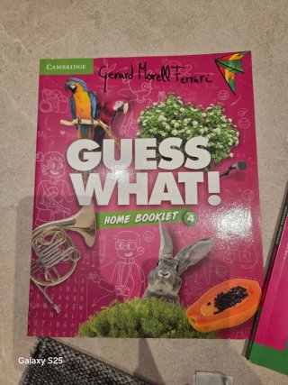 Libros inglés 4° primaria. Cambrigde guess what