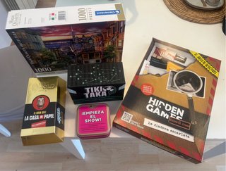Lote Juegos de Mesa: Trivial, Taka Taka, Hidden Ga