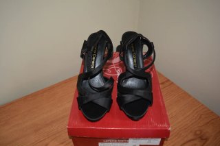 Sandalias tacón Lorena Carreras Talla 35