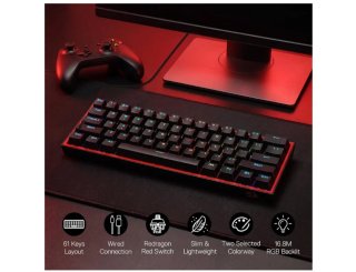 Set Teclado y Ratón Redragon Negro
