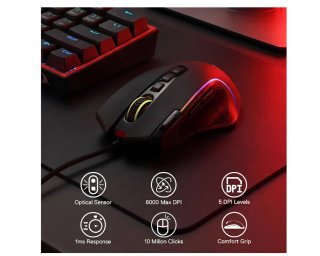 Set Teclado y Ratón Redragon Negro
