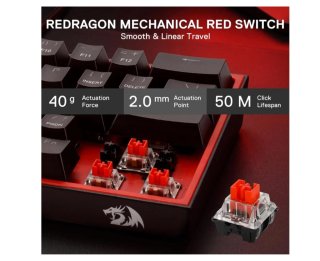 Set Teclado y Ratón Redragon Negro